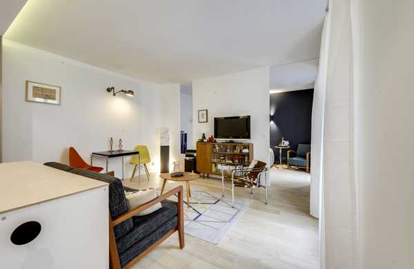 Rénovation complète d'un appartement 2 pièces par un architecte d'intérieur à Paris